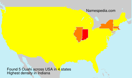 Surname Ouahi in USA