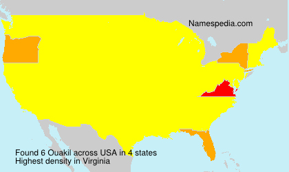Surname Ouakil in USA Surname Ouakil in USA