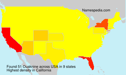 Surname Ouaknine in USA Surname Ouaknine in USA