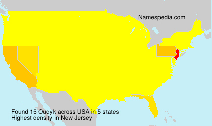 Surname Oudyk in USA Surname Oudyk in USA