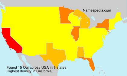 Surname Oui in USA Surname Oui in USA
