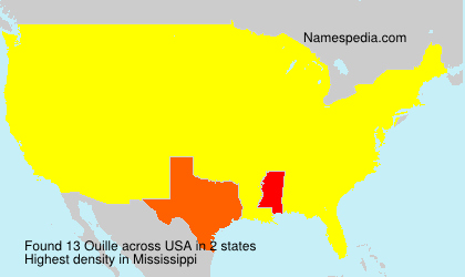 Surname Ouille in USA Surname Ouille in USA
