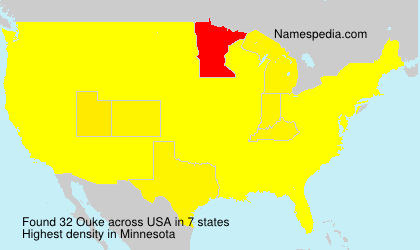 Surname Ouke in USA Surname Ouke in USA