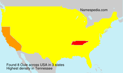 Surname Oule in USA Surname Oule in USA