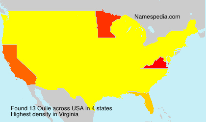 Surname Oulie in USA Surname Oulie in USA