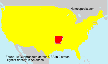 Surname Ounpraseuth in USA Surname Ounpraseuth in USA