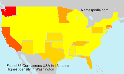 Surname Ourn in USA Surname Ourn in USA