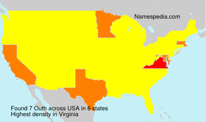 Surname Outh in USA Surname Outh in USA