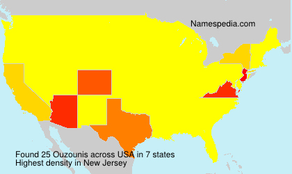Surname Ouzounis in USA Surname Ouzounis in USA