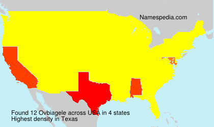 Surname Ovbiagele in USA Surname Ovbiagele in USA