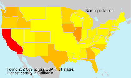 Surname Ove in USA Surname Ove in USA