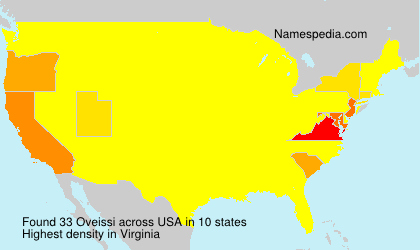 Surname Oveissi in USA