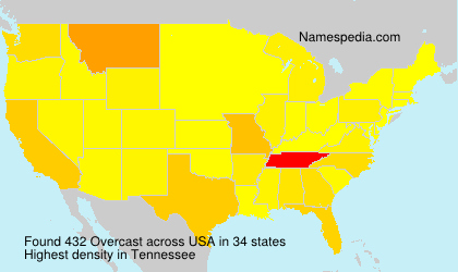Surname Overcast in USA Surname Overcast in USA