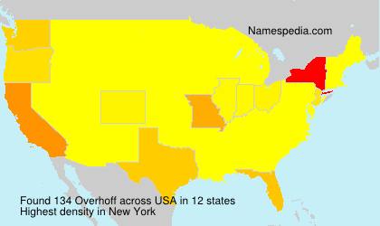 Surname Overhoff in USA Surname Overhoff in USA