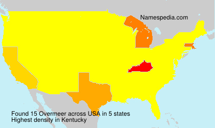 Surname Overmeer in USA Surname Overmeer in USA