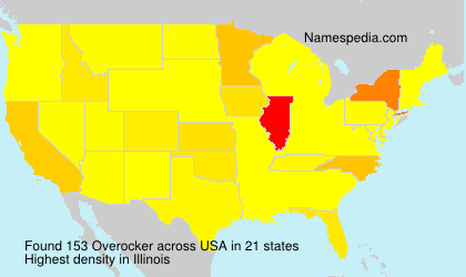 Surname Overocker in USA Surname Overocker in USA