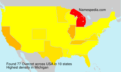 Surname Overzet in USA Surname Overzet in USA