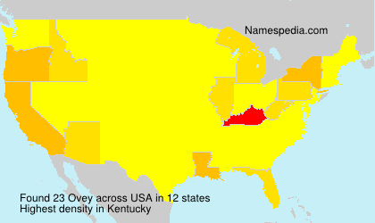 Surname Ovey in USA Surname Ovey in USA