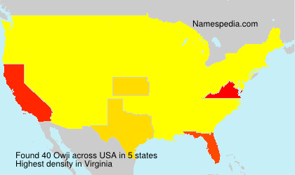 Surname Owji in USA Surname Owji in USA