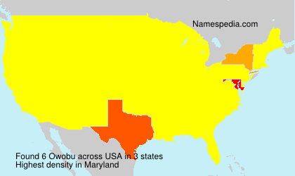 Surname Owobu in USA
