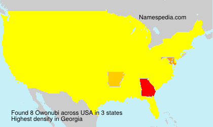 Surname Owonubi in USA Surname Owonubi in USA