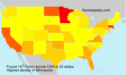 Surname Oxton in USA Surname Oxton in USA
