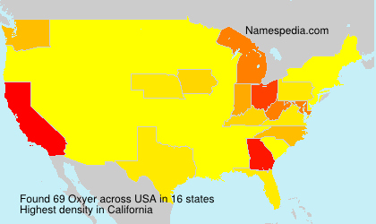 Surname Oxyer in USA Surname Oxyer in USA