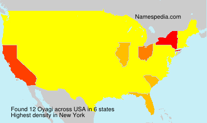 Surname Oyagi in USA