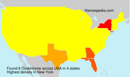 Surname Oyakhilome in USA