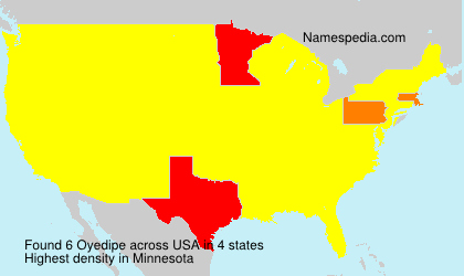 Surname Oyedipe in USA