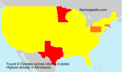 Surname Oyedipe in USA Surname Oyedipe in USA