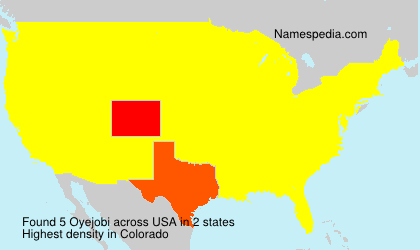 Surname Oyejobi in USA