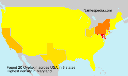 Surname Oyelakin in USA Surname Oyelakin in USA