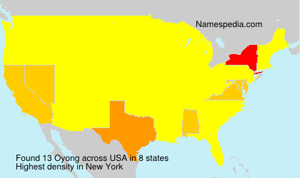 Surname Oyong in USA Surname Oyong in USA
