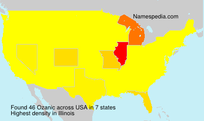 Surname Ozanic in USA Surname Ozanic in USA