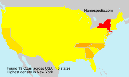 Surname Ozari in USA Surname Ozari in USA