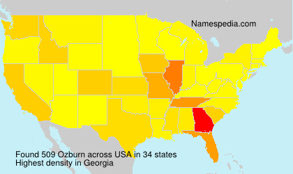 Surname Ozburn in USA Surname Ozburn in USA