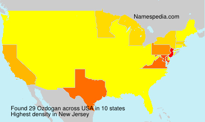 Surname Ozdogan in USA Surname Ozdogan in USA