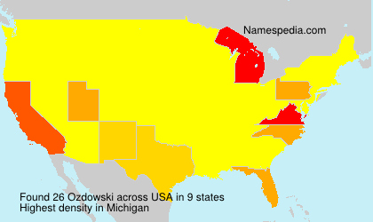 Surname Ozdowski in USA Surname Ozdowski in USA