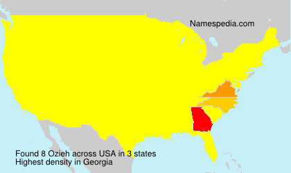 Surname Ozieh in USA Surname Ozieh in USA