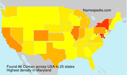 Surname Ozman in USA Surname Ozman in USA