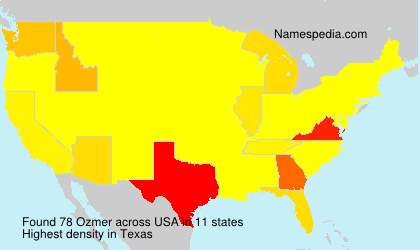 Surname Ozmer in USA Surname Ozmer in USA