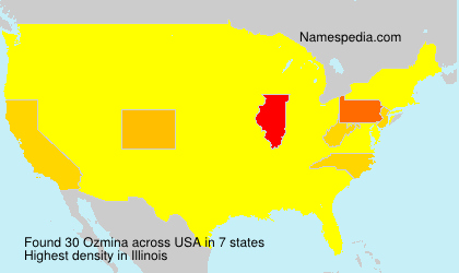 Surname Ozmina in USA Surname Ozmina in USA