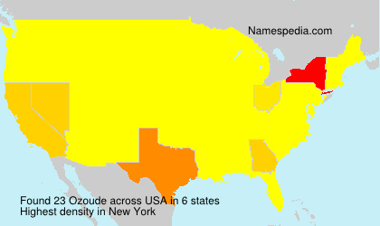 Surname Ozoude in USA Surname Ozoude in USA