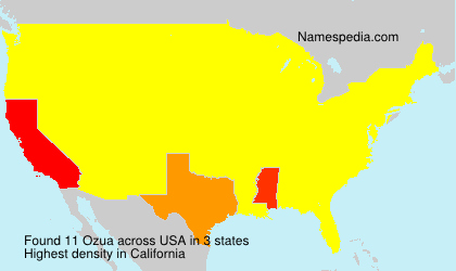 Surname Ozua in USA Surname Ozua in USA