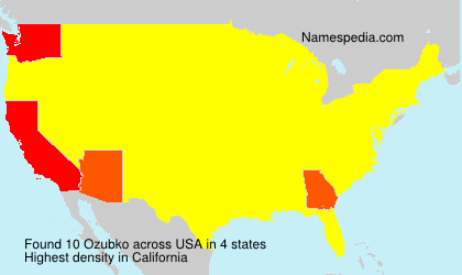 Surname Ozubko in USA Surname Ozubko in USA