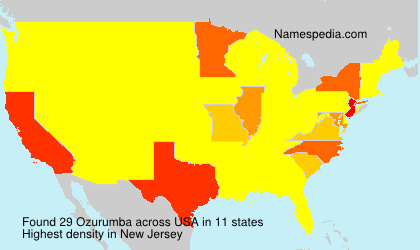 Surname Ozurumba in USA Surname Ozurumba in USA