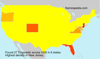 Surname Ozyjowski in USA Surname Ozyjowski in USA