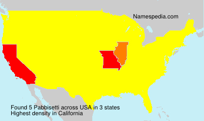 Surname Pabbisetti in USA Surname Pabbisetti in USA