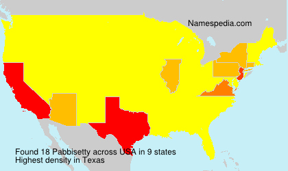 Surname Pabbisetty in USA Surname Pabbisetty in USA